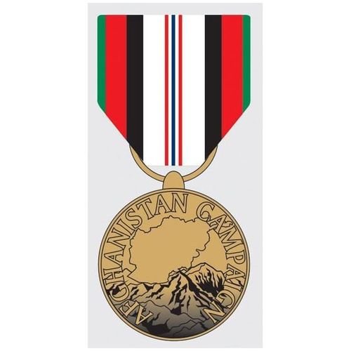 Afghanistan Campaign Service Medal Decal
