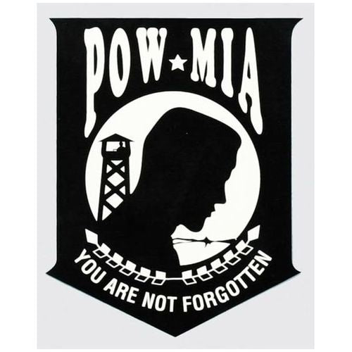 POW MIA You Are Not Forgotten Decal