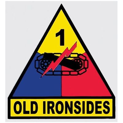 1st Armored Division Decal