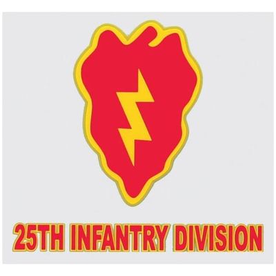 25th Infantry Division Decal