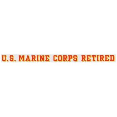 US Marine Corps Retired Decal, Window Strip