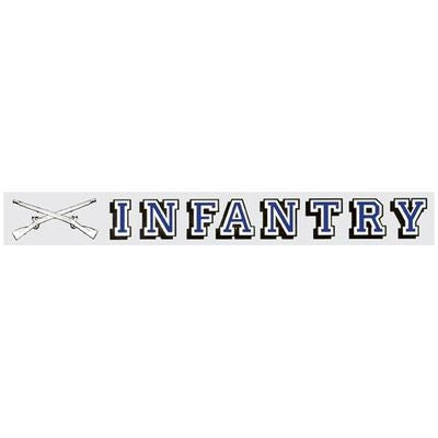 Infantry Crossed Rifles Window Strip