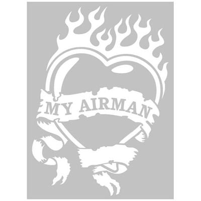 My Airman Sticker, Vinyl Transfer