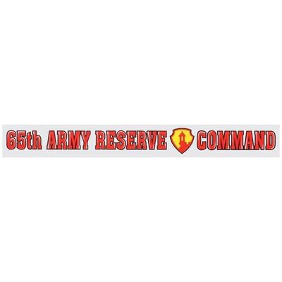 65th US Army Reserve Command Decal, Window Strip