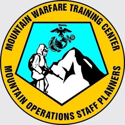 MTN Warfare TR CTR MTN OPS Staff Planners Decal