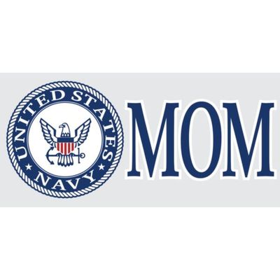 US Navy Crest MOM Decal
