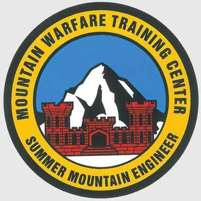 Mountain Warfare Training Center Winter Engineer Sticker