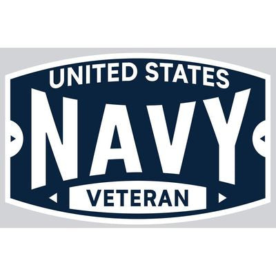 United States Navy Veteran Decal