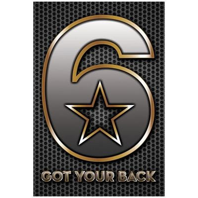 Got Your Back Decal, Metal