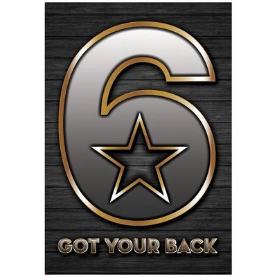 Got Your Back Decal, Wood