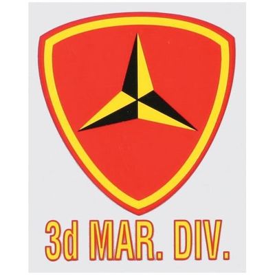 US Marine Corps 3rd Division Decal