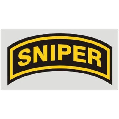 Sniper Arch Decal, 4&quot;