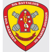 5th Battalion 10th Marines Pain by Steel Rain Sticker