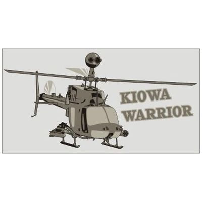 Kiowa Warrior Helicopter Decal