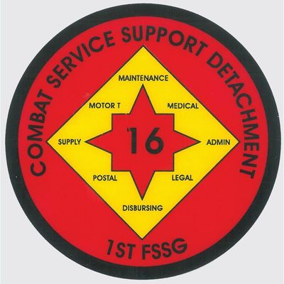 Combat Service Support Detachment 1st FSSG Sticker