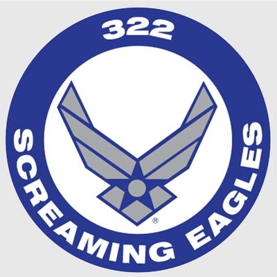 Screaming Eagles Decal 322 Squadron Lackland TRS