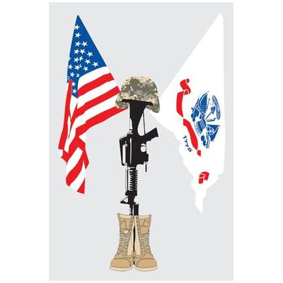 US Army Fallen Soldier Decal