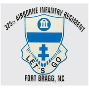 325th ABN Infantry Regiment Ft. Bragg Decal