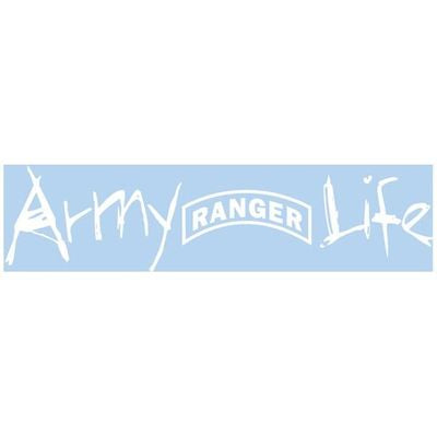 US Army Life Ranger Sticker, Vinyl Transfer