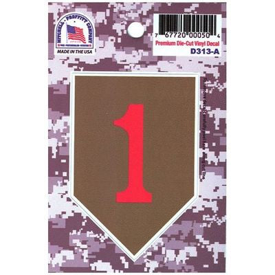 1st Infantry Division Decal Color