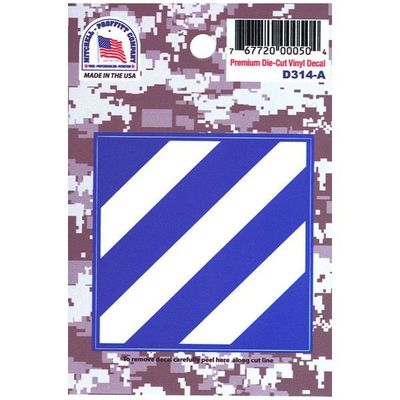 3rd Infantry Division Decal Color