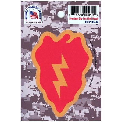 25th Infantry Division Decal Color