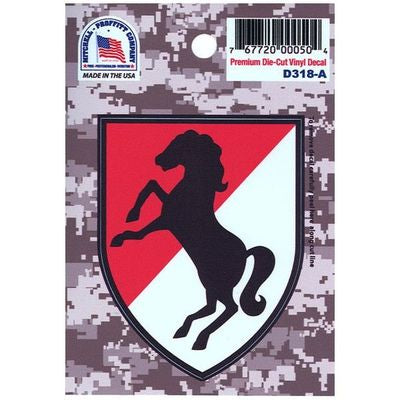 11th Armored Cavalry Decal Color