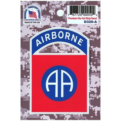 82nd Airborne Decal Color