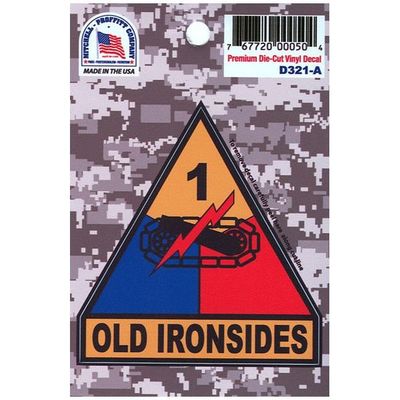 1st Armored Division Decal Color