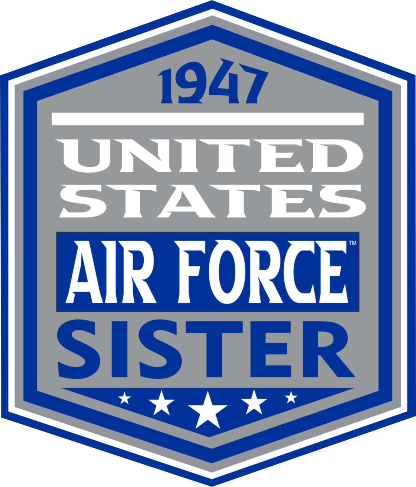 United States Air Force Sister 1947 Sticker