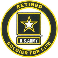 Soldier for Life Retired Decal