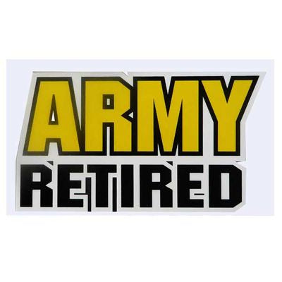 US Army Retired Decal