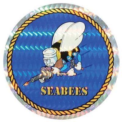 Seabees 3&quot; Decal
