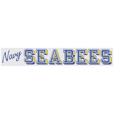 Seabees Decal, Window Strip