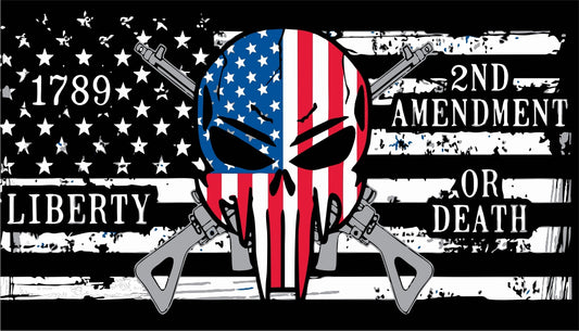 2nd Amendment Liberty or Death Sticker