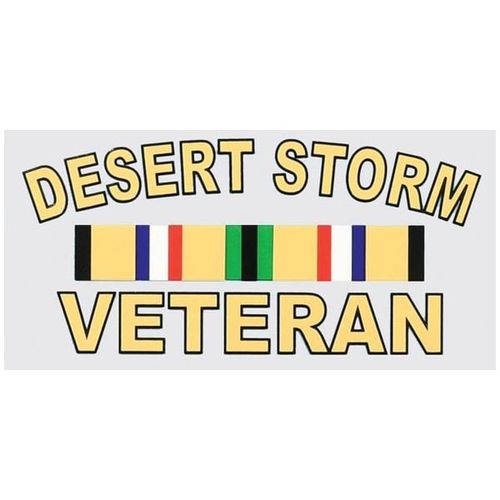 Desert Storm Veteran Ribbon Decal