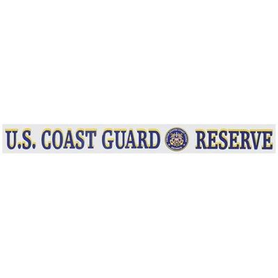US Coast Guard Reserve Decal, Window Strip