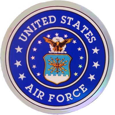 US Air Force 3&quot; Prism Sticker