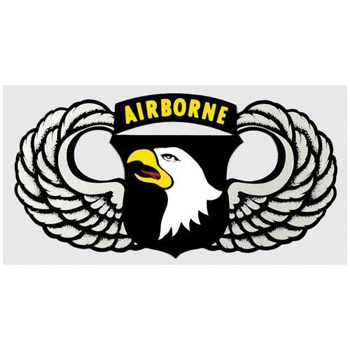 101st Airborne Jump Wings Decal