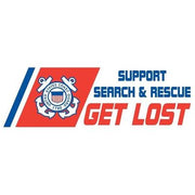 Support, Rescue GET LOST Bumper Sticker