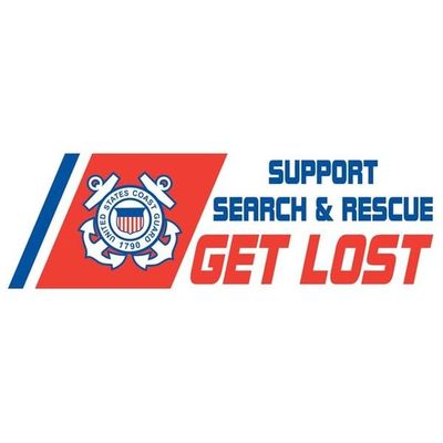 Support, Rescue GET LOST Bumper Sticker