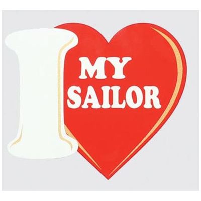 I Love My Sailor Decal