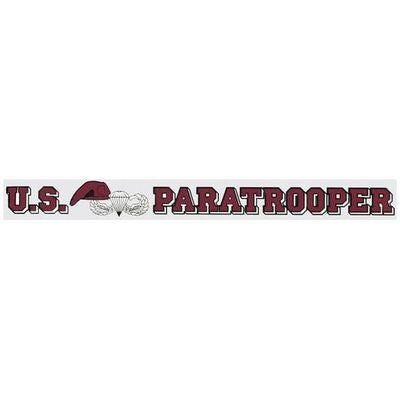 Paratrooper Decal, Window Strip
