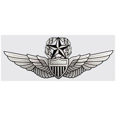 US Army Master Aviator Wings Decal