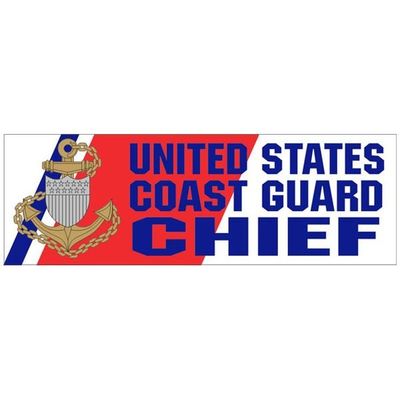US Coast Guard Chief Bumper Sticker