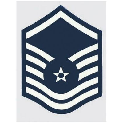 USAF E-7 Master Sgt.Decal