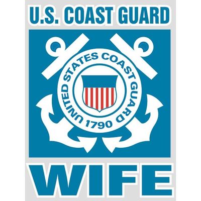 US Coast Guard USCG WIFE Decal