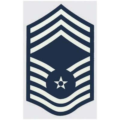 USAF E-9 Chief Master Sgt.Decal