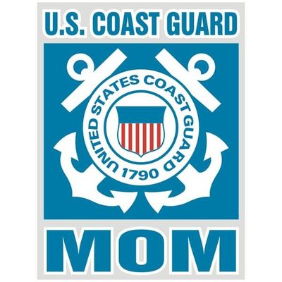US Coast Guard Mom Decal