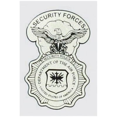 USAF Security Forces Decal, Small